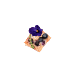 Bizcocho vegano de arándanos
