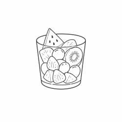 Fruta cortada